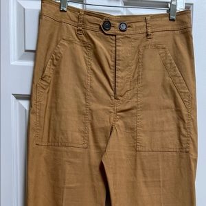 Anthropology Cropped wide leg pants.